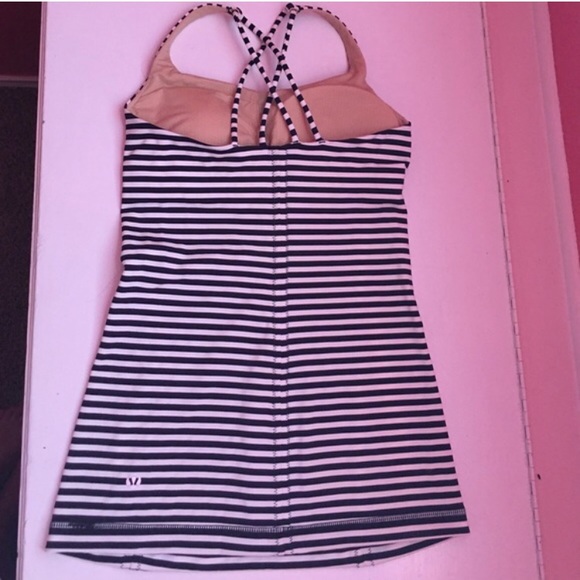 Lululemon Striped Workout Tank - Picture 2 of 2